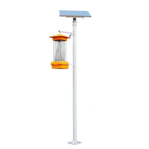New-Tech Solar Insecticidal UV Fly Trap Lamp Efficient Pest Control Equipment For Farmland