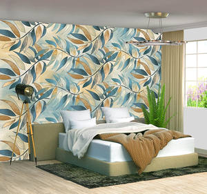 <span class=keywords><strong>Carta</strong></span> <span class=keywords><strong>da</strong></span> <span class=keywords><strong>parati</strong></span> tropicale botanica foglia di Banana pianta verde floreale per soggiorno camera <span class=keywords><strong>da</strong></span> letto murale - Product Image 4