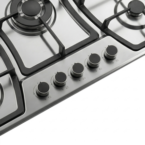 Nouvelle cuisinière à gaz encastrable en acier inoxydable à 5 brûleurs, classe A, à prix réduit, pour usage domestique, à haut rendement énergétique - Product Image 5