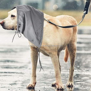 Cache-oreilles pour chien, bandeau pour oreilles de chien, accessoires pour animaux de compagnie, chapeau pour chiens, cache-oreilles pour chiens, colliers pour chats, sweats à capuche gris pour grands chiens - Product Image 2