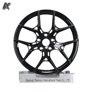 Wangu New Polished Finish With 165.1mm 120mm Pcd 17 18 19 20 21 22 Inch Vossen Premium One-piece Forged Aluminum Wheels HF-5