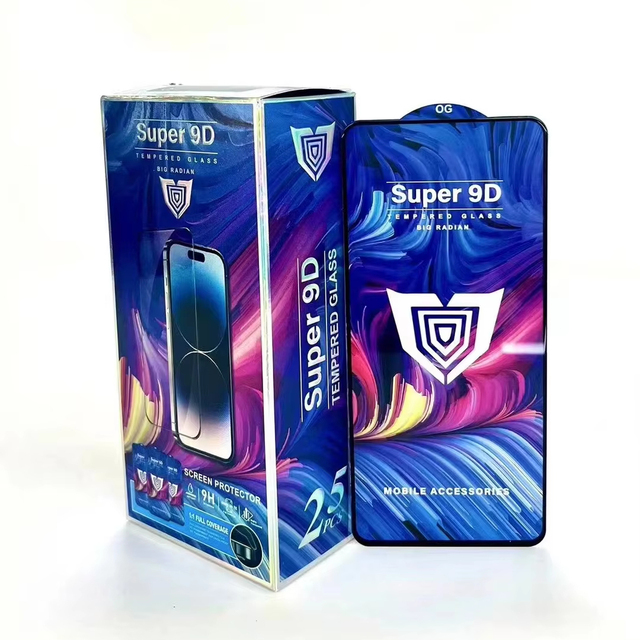 Best Selling Mobile Phone Pantallas Film Super 9D Full Coverage for Spark 9T 10C/Pro 20C/Pro 30 Tempered Glass Screen Protector