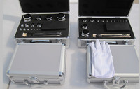 Juego de pesas de calibración de acero inoxidable F2 Kit de calibración estándar Juego de masa de peso Peso de masa 1G-5kg