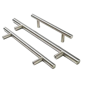 Thiết kế Hiện Đại Đồ nội thất bằng thép không gỉ t Bar ngăn kéo tủ tủ xử lý núm nhà bếp kéo xử lý - Product Image 1