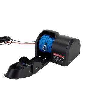 Verricello Elettrico Portatile 12V per Barche, Sollevatore di Ancore per Acqua Dolce e Salata con Corda Intrecciata da 30,5m - Product Image 5