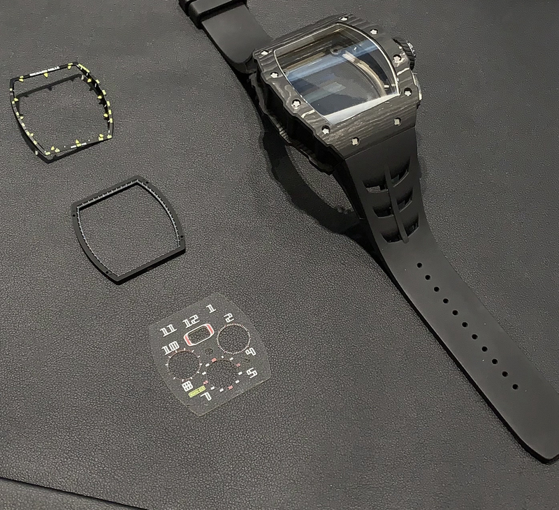 Customized 36mm Watch Accessories Ceramic Case