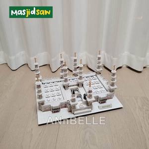 Masjidsaw <span class=keywords><strong>Al</strong></span>-Nabawi Masjid <span class=keywords><strong>Al</strong></span>-Haran Grande Mosquée de la Mecque Masjid Médine <span class=keywords><strong>Madinah</strong></span> Kaaba Puzzle en mousse 3D (Arabie Saoudite) - Product Image 4