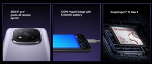 New Original Toàn Cầu Phiên Bản Redmi Lưu Ý 14 Pro + 5G Điện Thoại Thông Minh 200MP AI Máy Ảnh 5110MAh 120W Sạc 6.67 "1.5K 120Hz Hiển Thị - Product Image 3