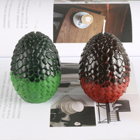 Oeuf de dragon Bougies flottantes Cire de paraffine Oeufs de dinosaure Décoration intérieure Sans fumée Non parfumé pour Pâques Cadeau de mariage Noël