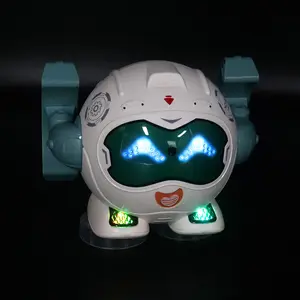 Trending Speelgoed 2023 Interactief Speelgoed Voor Kinderen Mini Licht Rollende Robot Met Geluidscontrole