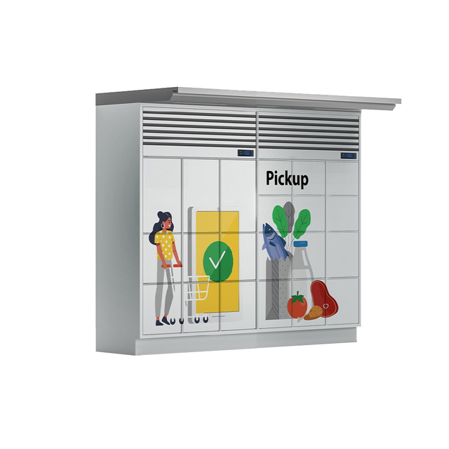 Smart Refrigerated Locker Vending Machine Outdoor