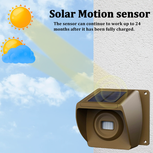 Alarme de sécurité de garage solaire sans fil avec détecteur de mouvement Système d'alarme antivol - Product Image 2