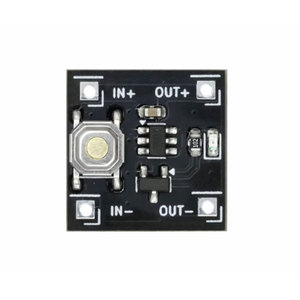 Módulo de interruptor de un solo botón con bloqueo, 0.5uA en modo de espera, 2A de carga continua, interfaz humana - Product Image 1