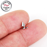 Ancla Dérmica Clásica de Titanio y Zirconia M0.9 ASTM F136 Personalizada para Piercing Corporal y de Clavícula, Joyería para Piercing Dérmico