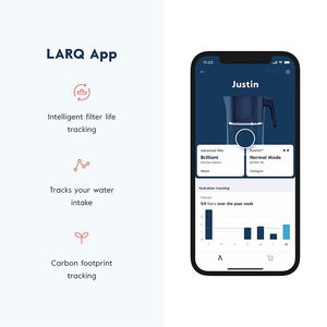 Innovativa bottiglia d'acqua con filtro avanzato per brocca da 8 tazze da 1.9 litri con filtro per l'acqua - Product Image 3