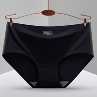Culotte sans couture pour femmes, sous-vêtements taille moyenne pour femmes, grande taille, ensemble de culottes pour femmes, Lingerie