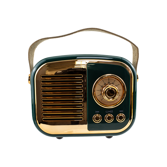 Custom Old Fashion Portable Vintage Classic Aux FM Radio Player Wireless for Retro Box Speaker for Computer