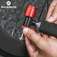 ROCKBROS Pressure Gauge CO2 Inflator Nozzle A3G Bike Tyre Inflators Bicycle Tire CO2 Pump Nozzle