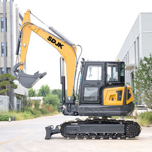 <span class=keywords><strong>Mini</strong></span>-pelles SDJK <span class=keywords><strong>pour</strong></span> usage domestique, avec moteur Kubota certifié EPA, engins de terrassement, 5 et 6 tonnes, à vendre - Product Image 4