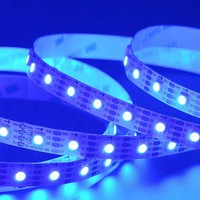 Tira de Luces LED RGB COB con Control por Aplicación WiFi, Sincronización Musical, Direccionable, Color de Ensueño LC8822 5V, Iluminación Inteligente para el Hogar
