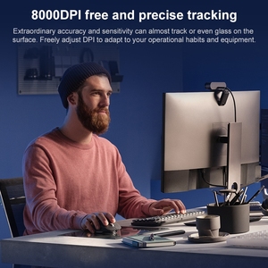 Ratón Inalámbrico Ergonómico de Alta Calidad <span class=keywords><strong>Logitech</strong></span> <span class=keywords><strong>MX</strong></span> Master 3s 8000DPI <span class=keywords><strong>2</strong></span>.4GHz de Modo Dual con Receptor USB para Juegos - Product Image 6