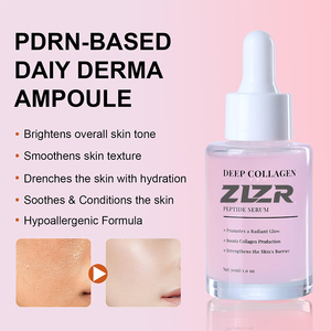 Sérum éclaircissant à la collagène rose profond, peptides, liquide, soin du visage, booster de peau de verre, PDRN, ADN de saumon - Product Image 3
