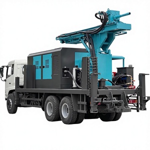Zware waterputboorinstallatie 300m 500m 600m vrachtwagen type dieselmotor boormachine - Product Image 1