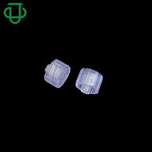 Connecteurs mâles Luer en plastique PC violet de qualité supérieure, fil interne, approvisionnement direct auprès de fournisseurs de plastique médical de qualité supérieure - Product Image 1