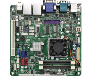 มาเธอร์บอร์ดแบบฝัง MINI-ITX IMB-110พร้อม D525 Atom Pineview D425กราฟิก GMA3150 <span class=keywords><strong>Intel</strong></span> <span class=keywords><strong>NM10</strong></span>ชิปเซ็ตอ่นๆสำหรับ ASRock - Product Image 2