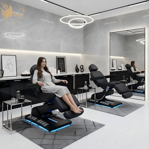 Meilleures ventes Lit de luxe pour les cils et lit de soin du visage pour salon de beauté Lits de massage portables et réglables en hauteur pour <span class=keywords><strong>spa</strong></span> et clinique - Product Image 1