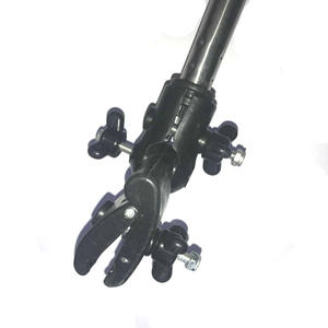 Soporte de metal engrosado para paraguas de bicicleta, plegable, independiente, de un solo lado, con capacidad para vehículos eléctricos, cochecitos y carriolas de bebé - Product Image 3