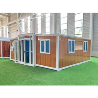 Fournisseurs chinois de maison conteneur pliable et extensible de 20 pieds et 40 pieds Maisons préfabriquées avec chambre à coucher Petite maison pliante pliante
