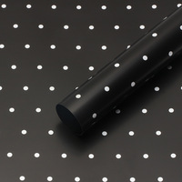 Papier d'emballage pour bouquet de fleurs DLBZ à pois, durable, tendance, imperméable, pour les fêtes