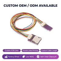 Kabel Ekstensi Kartu Micro SD TF, Papan Adaptor Soket MicroSD, Modul Kabel Ekstender untuk Pengujian Penyimpanan Data Industri Arduino