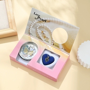 Juego de Regalo de Joyería DIY <span class=keywords><strong>con</strong></span> <span class=keywords><strong>Collar</strong></span> de Acero Inoxidable Rosa y Colgante de Jaula para <span class=keywords><strong>Perla</strong></span> de Amor, Cadena de Cuerda <span class=keywords><strong>con</strong></span> <span class=keywords><strong>Perla</strong></span> de Agua Dulce, Regalos de Navidad - Product Image 1