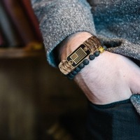 Bracelet en paracorde tressé pour le 4 juillet, bracelet tactique de survie pour hommes