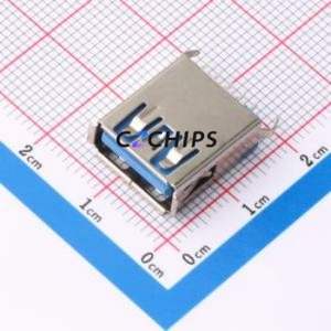 HC-USB3.0-L150-WJ-149 USB Connector Through hole Component (THT) Connector Type-A USB 3.0 Female Through Hole - Product Image 1