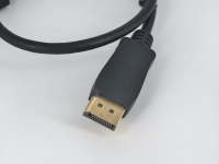 Câble adaptateur DP haute définition avec charge rapide 3A, matériau PVC, blindage tressé pour téléphone portable, ordinateur et appareil photo
