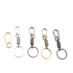 Porte-clés à mousqueton en métal, 10 pièces, Clip, support, organisateur pour clés de voiture
