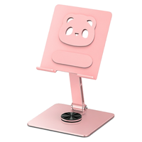 Support de tablette pour ordinateur de bureau, rotation à 360°, support pliable pour tablette, compatible avec iPad iPhone 18 Duo
