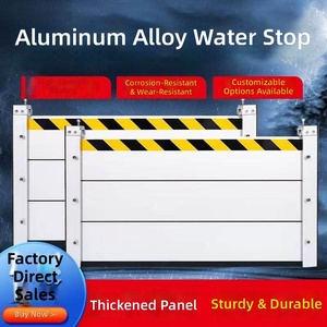 Barrière anti-inondation en alliage d'aluminium épaissi sur mesure, en acier inoxydable, détachable, étanche, pour magasins - Product Image 3