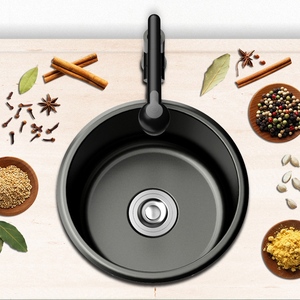 บาร์ครัวเหมาะสำหรับอ่างล้างจานเดี่ยวขนาดเล็กมันทำจากสแตนเลสแปรงเคลือบนาโน PVD - Product Image 4