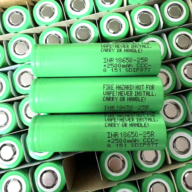 Original Samsung INR 18650 25R 2500mAh 20A Flashlight Lithium Ion Batteries Grade Quality Cylindrical Cylinders