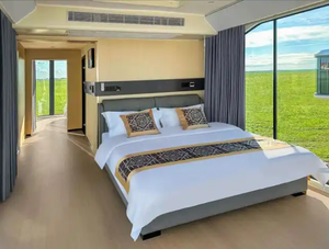 Современная капсула для сна-контейнер для отеля и передвижного дома с EPS сэндвич-панелью, Экологически чистая стальная рама для курортного использования - Product Image 4