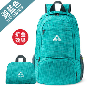 Play-King Foldable <b>Backpack</b> 18 In Adjustable Shoulder Outdoor Sports Unisex Hiking Mountaineering Cycling <b>Backpack</b> - Product Image 2