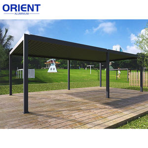 Pérgola Moderna para Exteriores de Aluminio, Pérgola Retráctil para Terraza de 3x4 con Toldo de Tela - Product Image 5