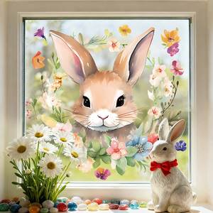 Autocollants <span class=keywords><strong>électrostatiques</strong></span> de Pâques en PVC coloré en gros <span class=keywords><strong>pour</strong></span> décorations sur <span class=keywords><strong>vitres</strong></span> et murs - Product Image 4