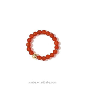 Anillo <span class=keywords><strong>de</strong></span> <span class=keywords><strong>oro</strong></span> <span class=keywords><strong>de</strong></span> 18K certificado, bolas doradas <span class=keywords><strong>de</strong></span> 3mm, tejido, color dorado, granate, regalo <span class=keywords><strong>de</strong></span> drenaje para tienda en vivo, Au750 - Product Image 1