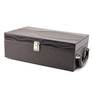 Hign End Tùy Chỉnh PU Khuyến Mại Rượu Vang Đỏ Hộp Quà Tặng 7 Inch Màn Hình LCD Máy Nghe Nhạc Video Điều Khiển Ánh Sáng Hộp Bao Bì Video - Product Image 6