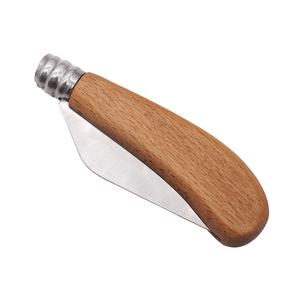 Navaja Plegable Multiusos para Supervivencia, Camping, Pesca, con Mango Ergonómico de Madera para Mejillones - Product Image 6